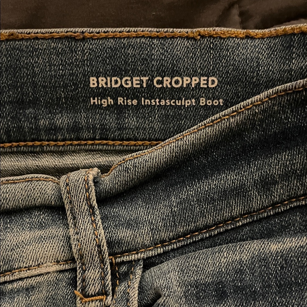 DL1961 Bridget Cropped High Rise Bootcut Jeans - faded denim